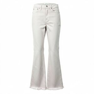 Pistola Jeans Women's 26 Light Pink Straight Leg Mid Rise Crop‎ Frayed Hem